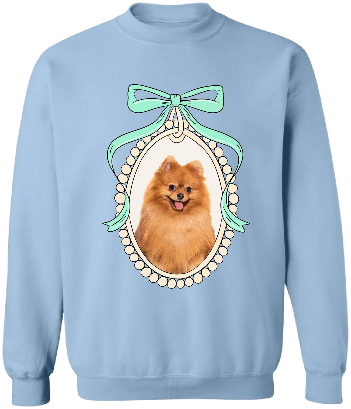 Retro Coquette Custom Pet Portrait - Personalized T-Shirt, Princess Inspired, Dog Mom Gift