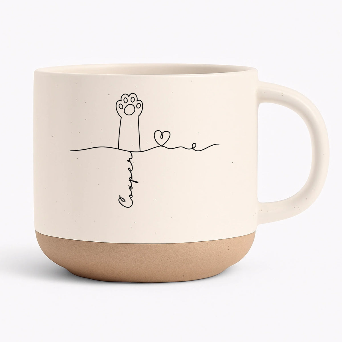 Pottery Mug - white