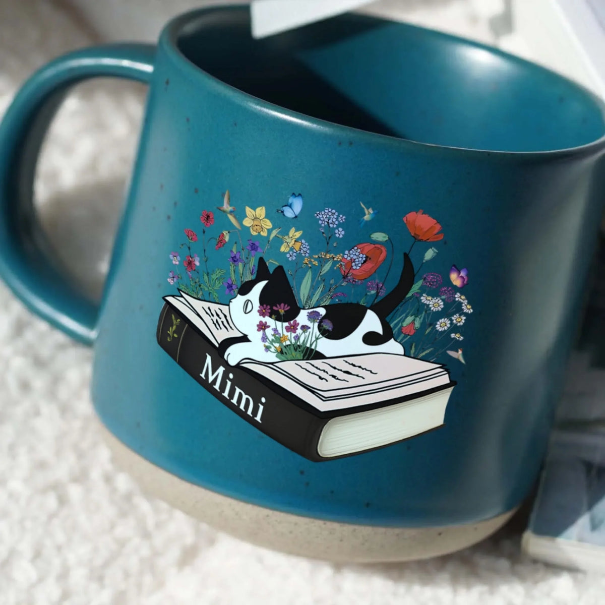 Floral Book And Cat mk 1