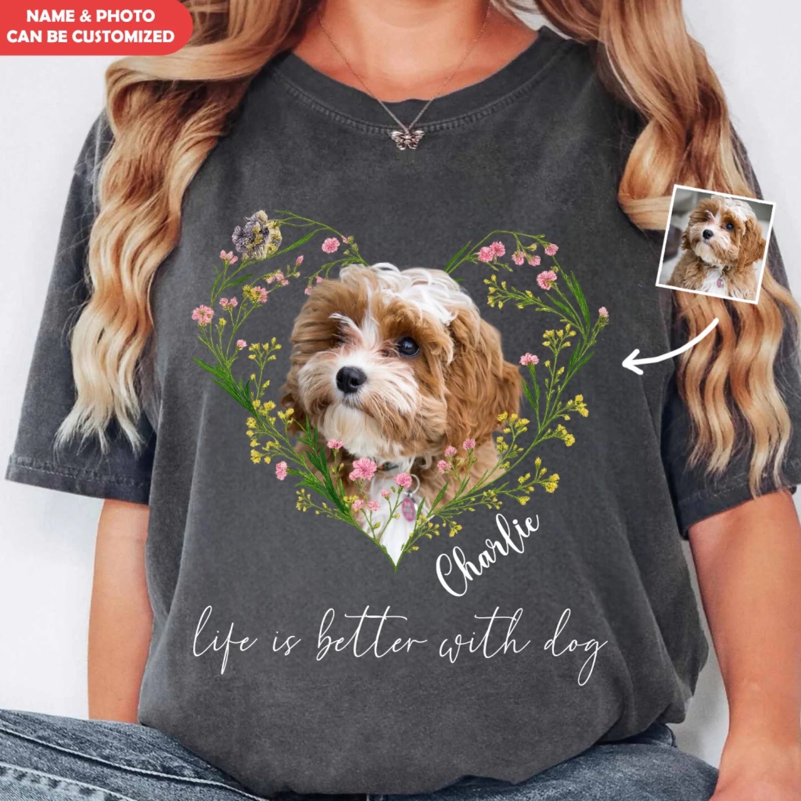 Life Is Better With Dog - Personalized T-shirt, Gift For Dog Lover