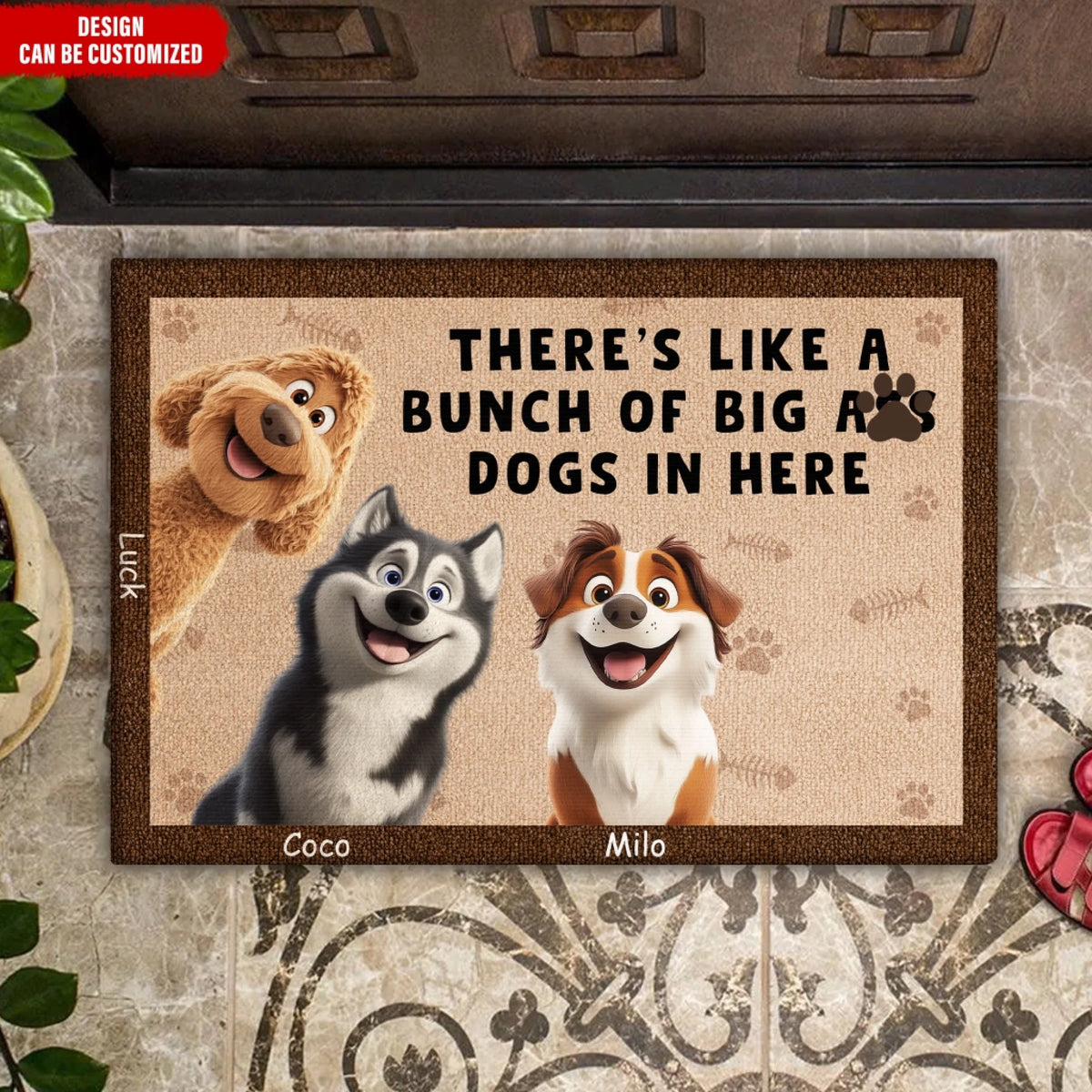 There's Like A Bunch Of Big Ass Dogs In Here mk ads