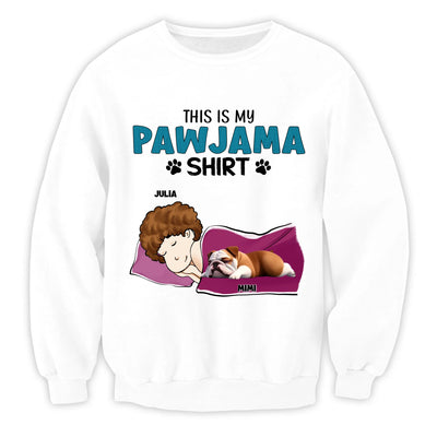 This Is My Pawjama Shirt - Personalized T-Shirt, Dog Lover Shirt, Gift For Pet Owner