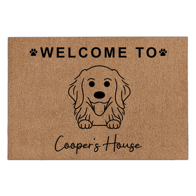 Welcome To Dogs House - Personalized Doormat, Gift For Dog Lover