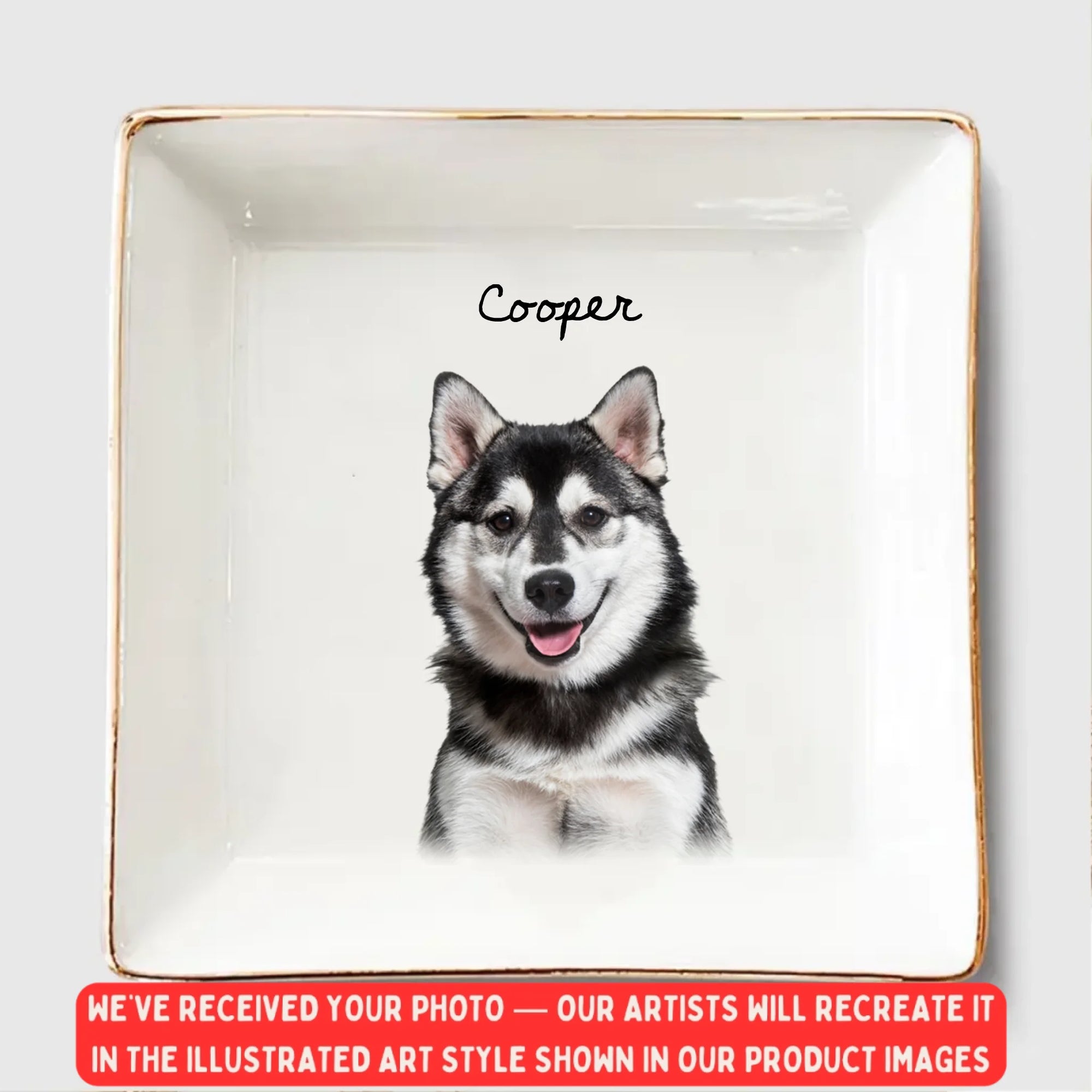 MK JEWELRY DISH