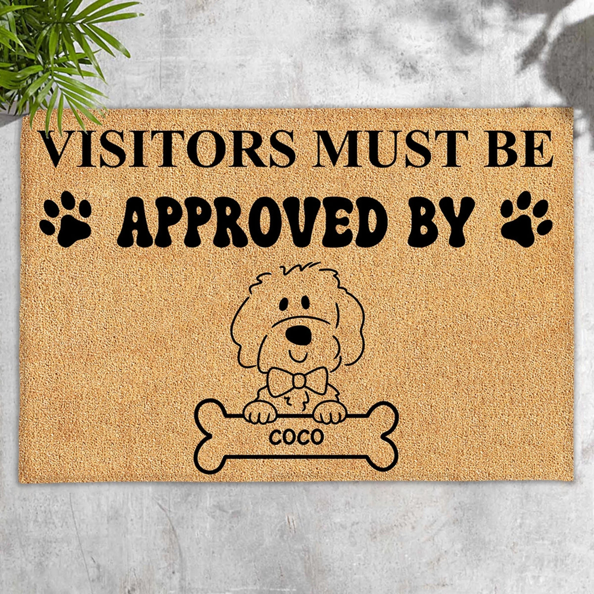 Custom Welcome To Dog House - Personalized Doormat, Funny Gift For Dog Lovers