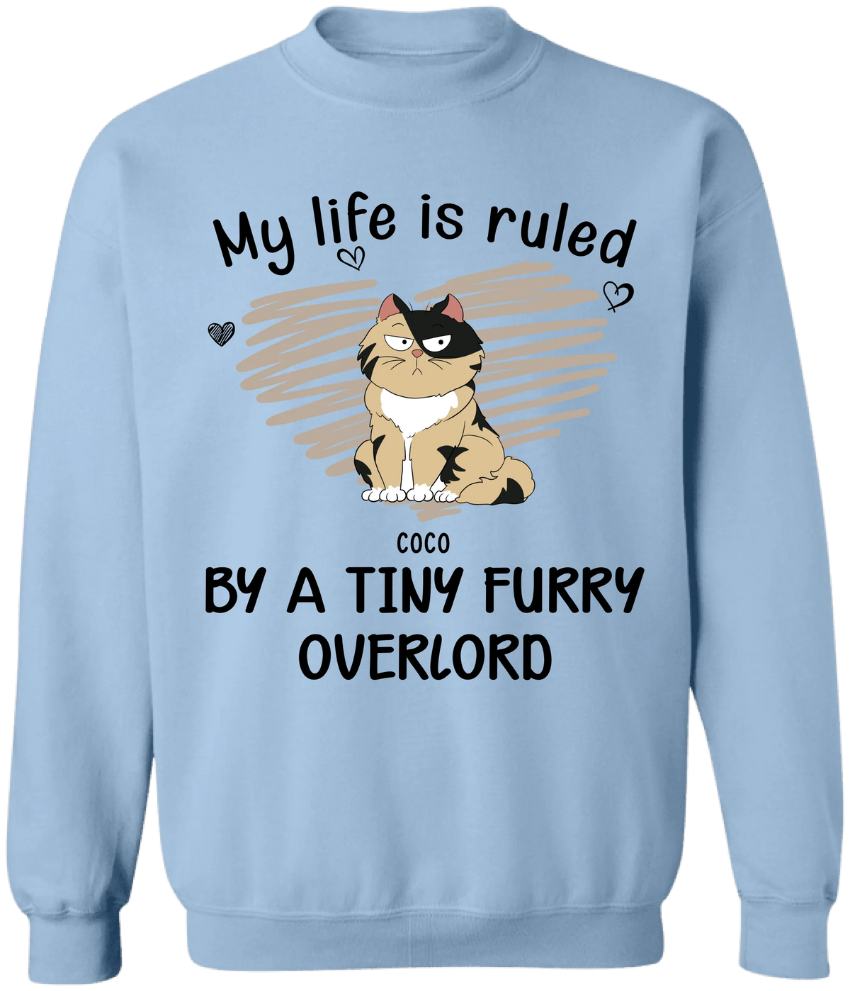 My Life Is Ruled By Cats - Personalized T-Shirt, Gift For Cat Mom, Cat Lady Shirt