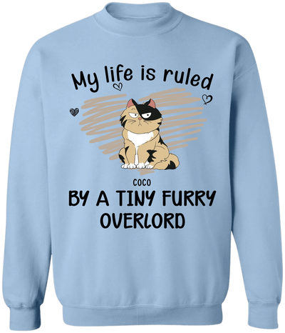 My Life Is Ruled By Cats - Personalized T-Shirt, Gift For Cat Mom, Cat Lady Shirt
