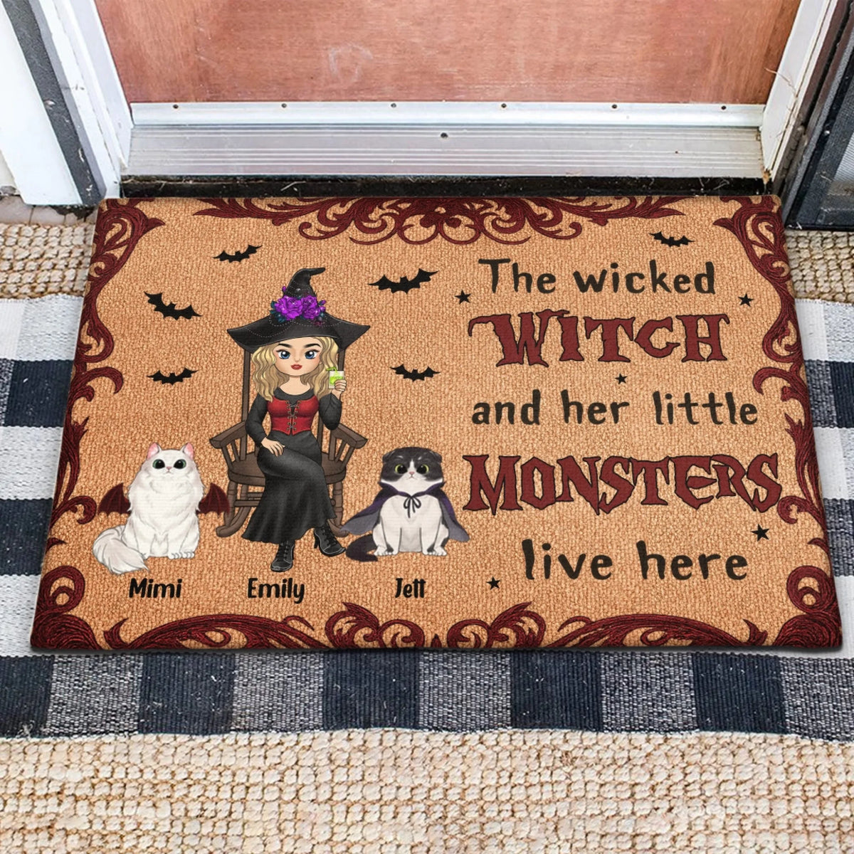 The wicked Witch and her little Monster live here mk 1