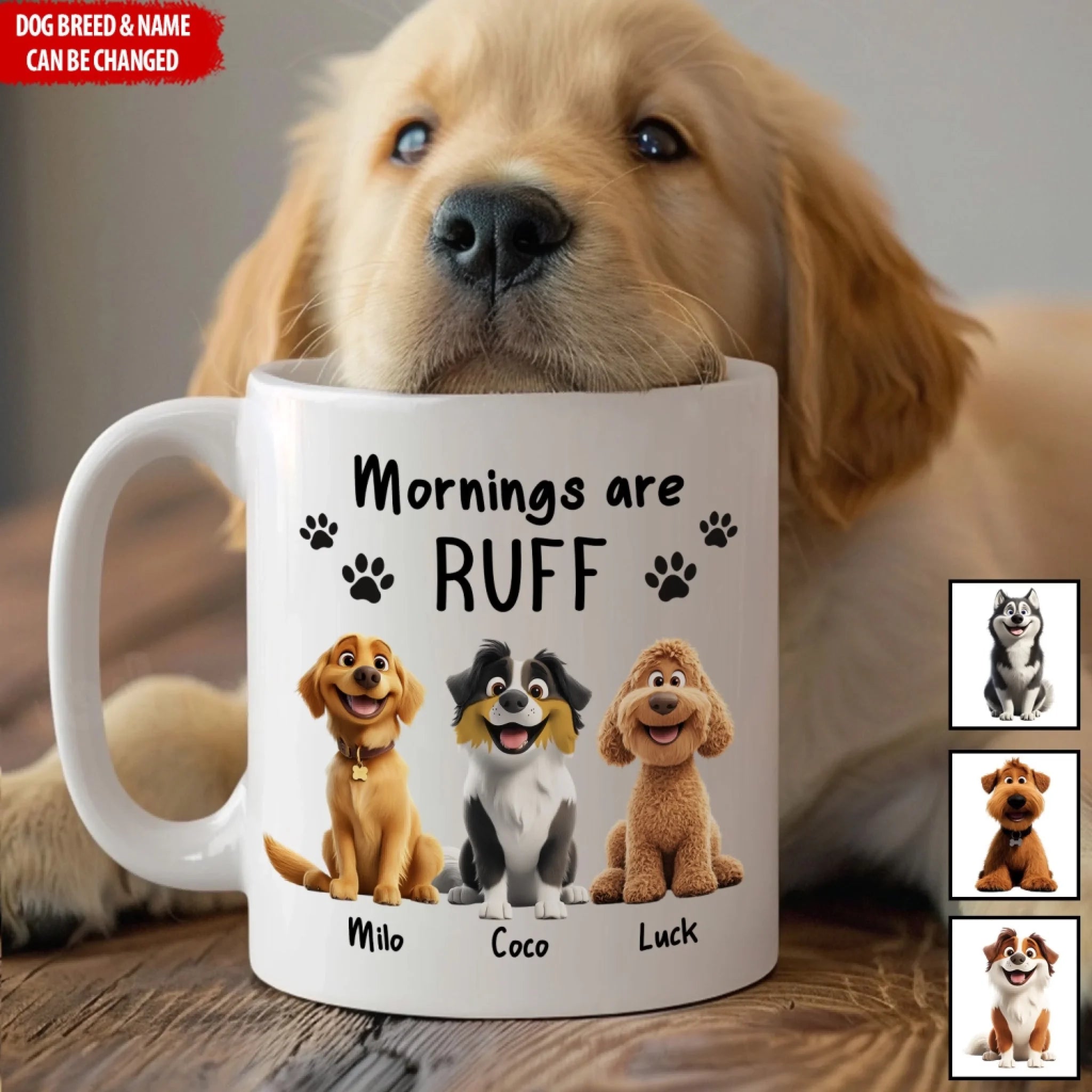 Mornings Are Ruff mk ads