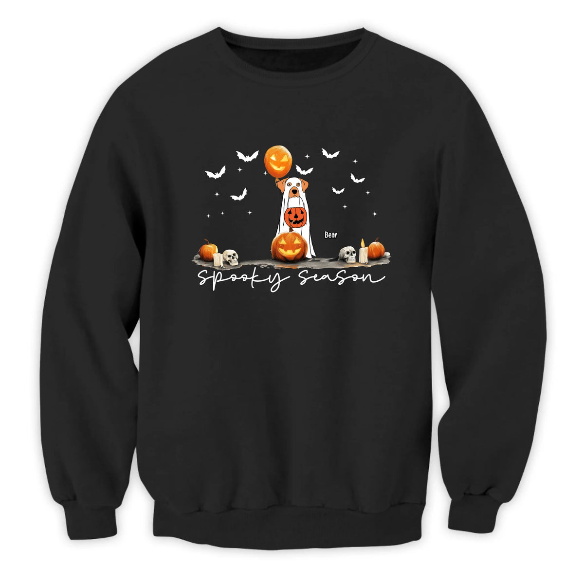 Dog Spooky Season - Personalized T-Shirt, Halloween Gift For Dog Lovers