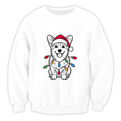 Holiday Santa Dog Christmas - Personalized T-shirt/ Sweatshirt, Gift For Dog Lover