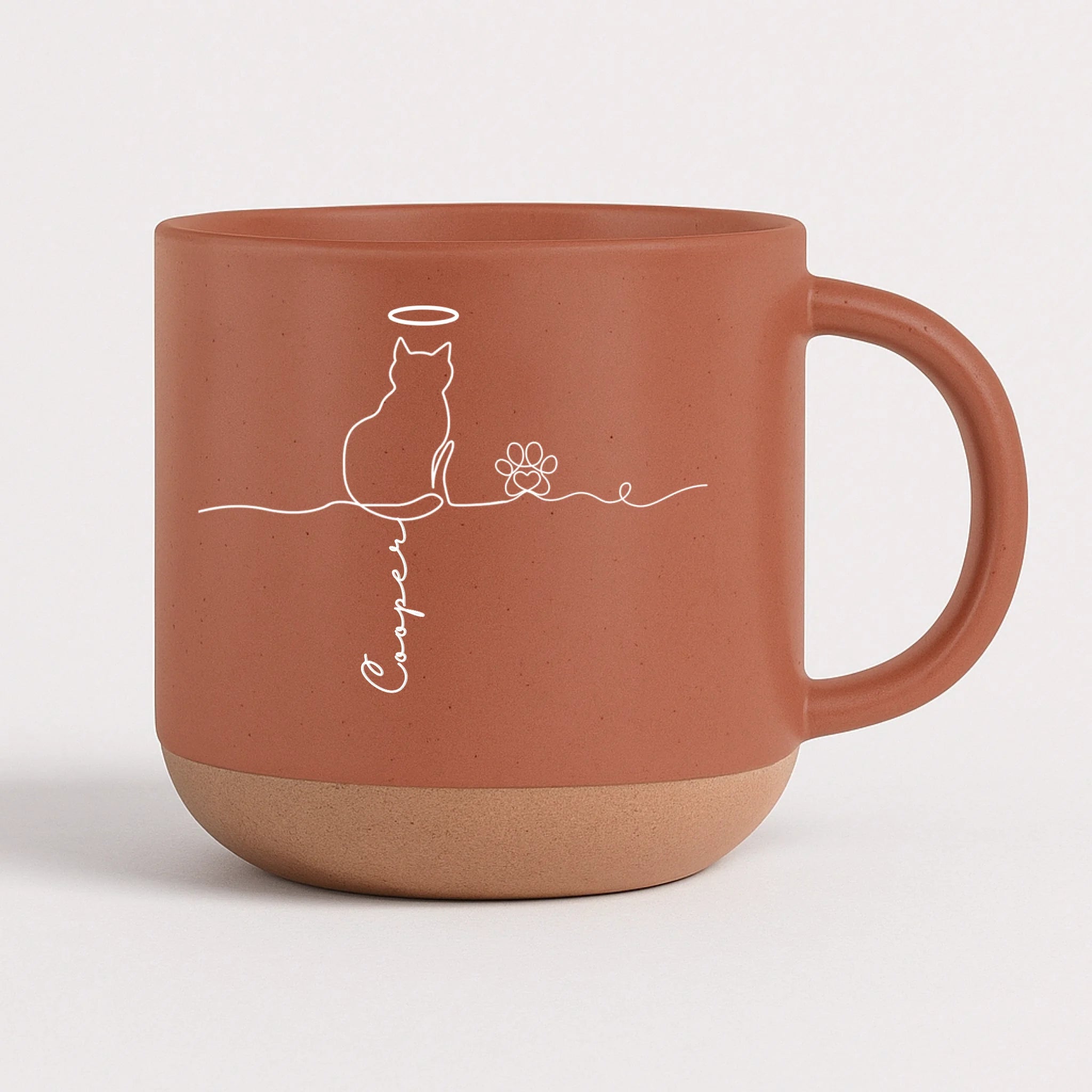 Pottery Mug - orange