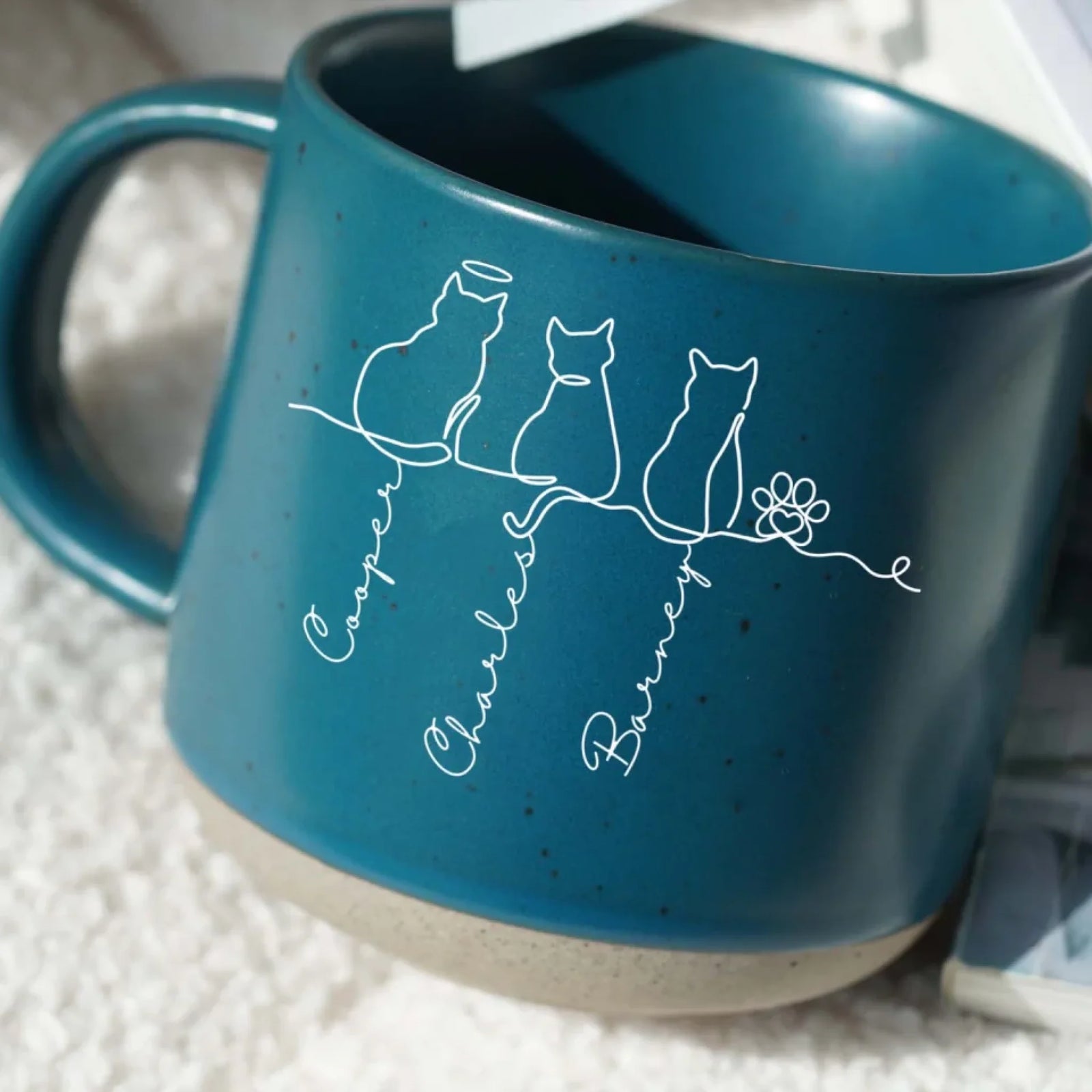 Pottery Mug - navy