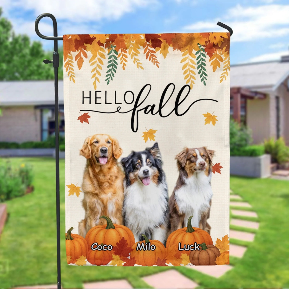 Pumpkin Patch Dog Autumn mk 2