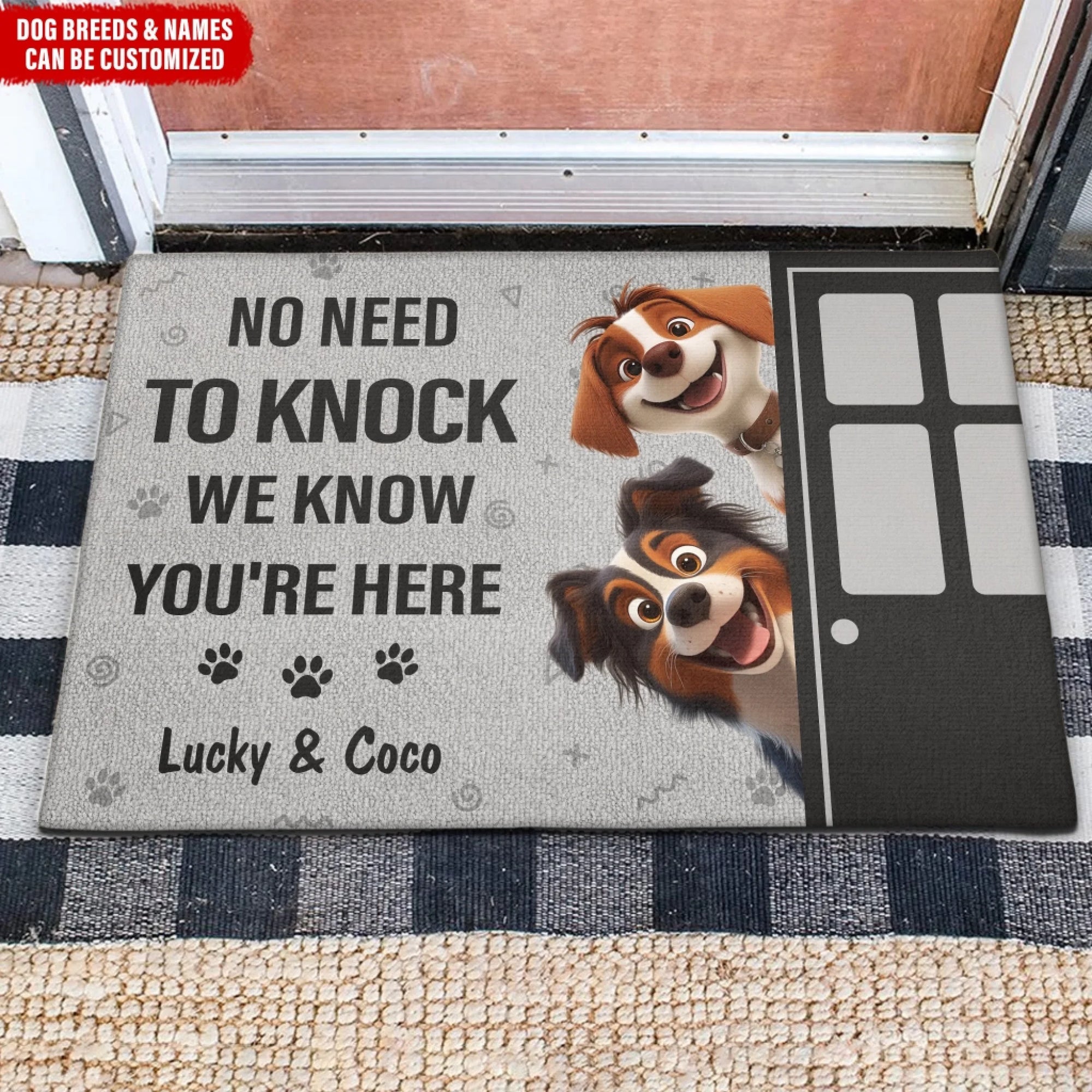 No Need To Knock We Know You're Here mk ads