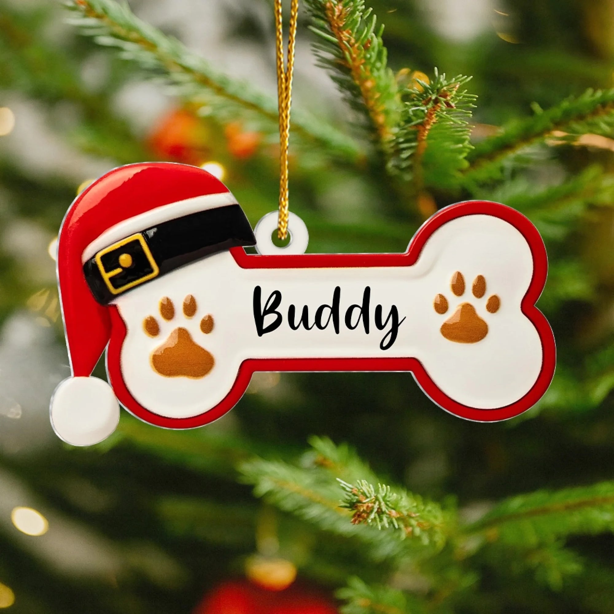 Custom Dog Bone With Name mk 2