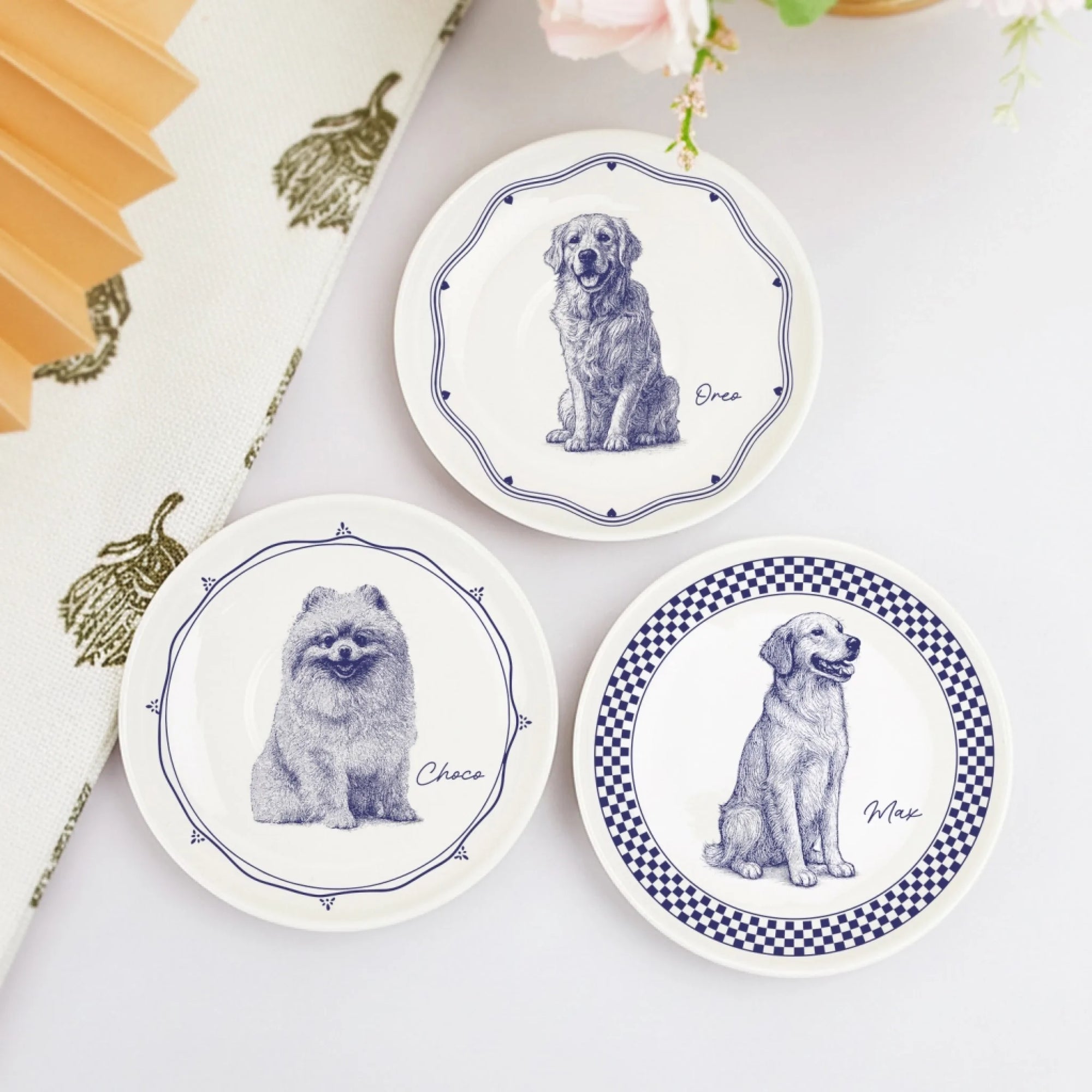 Dog Portrait From Photo - Personalized Jewelry Dish, Gift For Dog Lovers