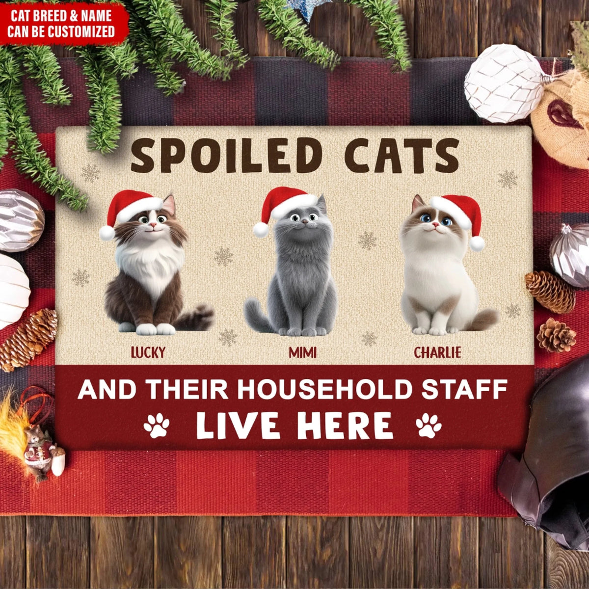 Spoiled Cats Live Here mk ads