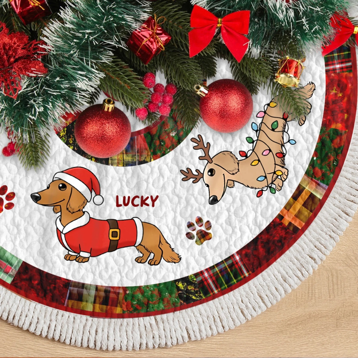 Wiener Dog Christmas mk 1