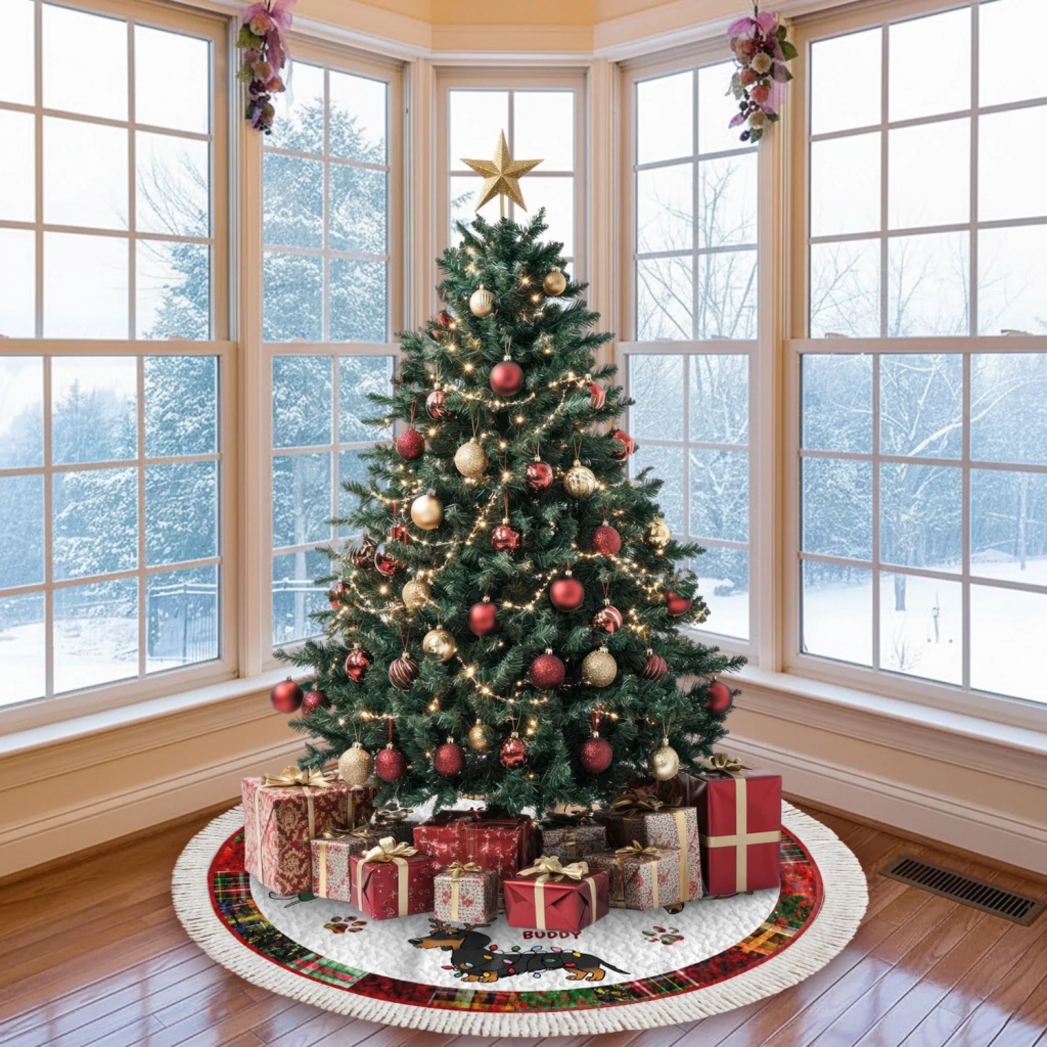 Wiener Dog Christmas mk 5