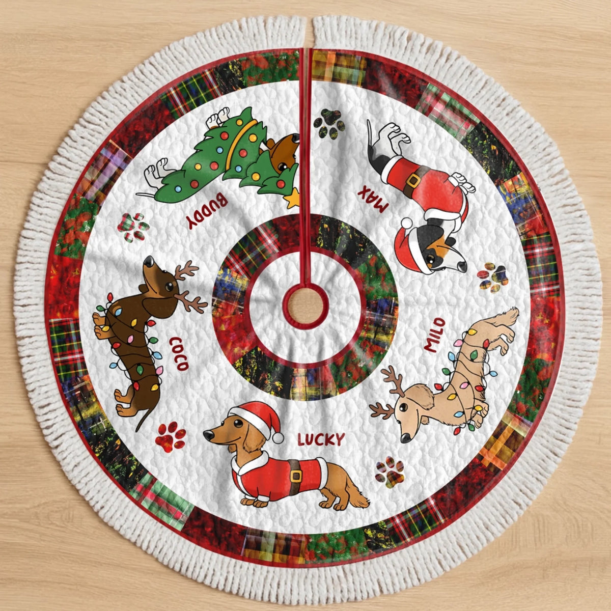 Wiener Dog Christmas mk 2