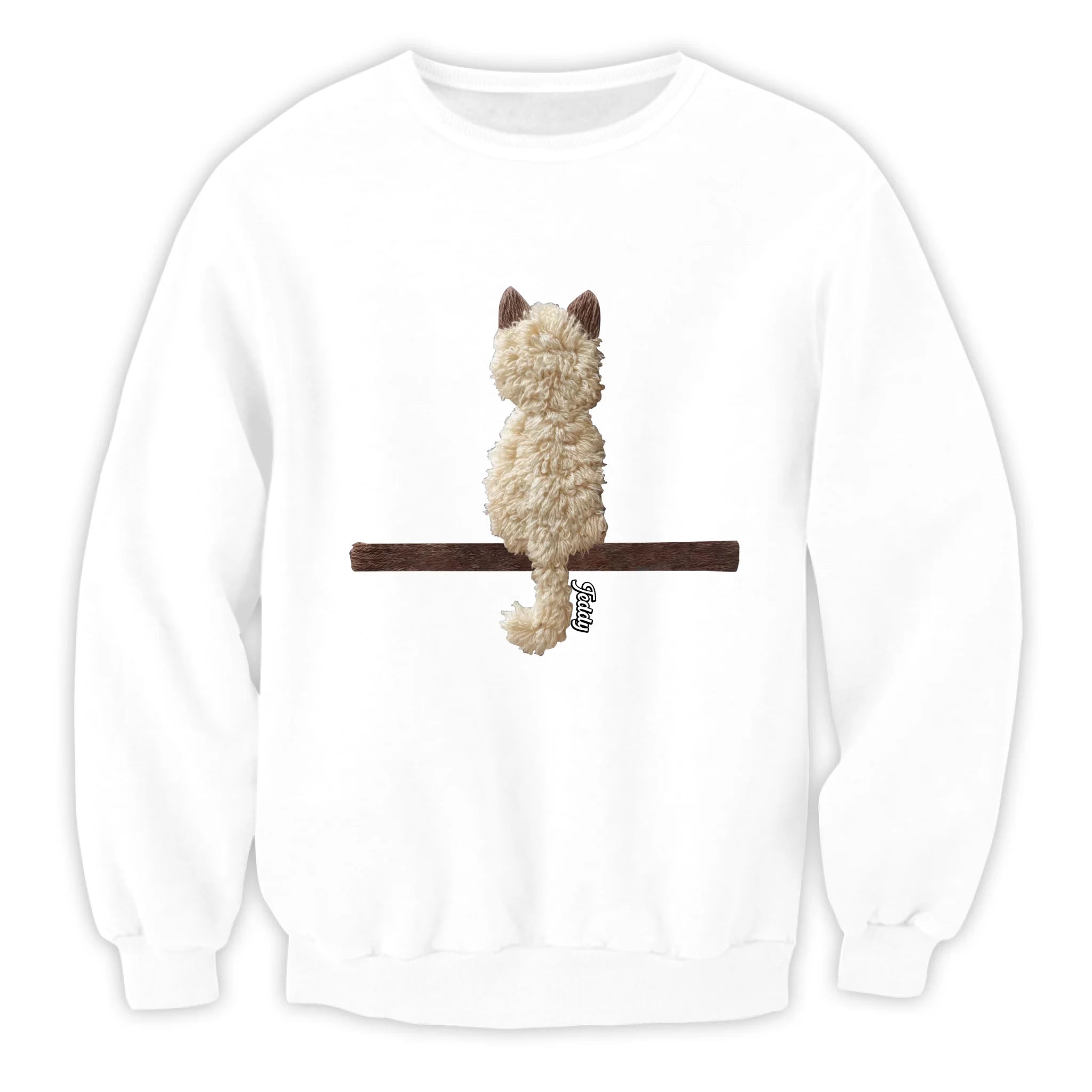 Latch Hook Yarn Crochet Cats - Personalized T-Shirt, Custom Gifts Pets Animals Cat, Gift For Cat Lover