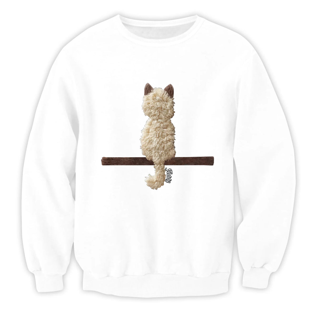 Latch Hook Yarn Crochet Cats - Personalized T-Shirt, Custom Gifts Pets Animals Cat, Gift For Cat Lover