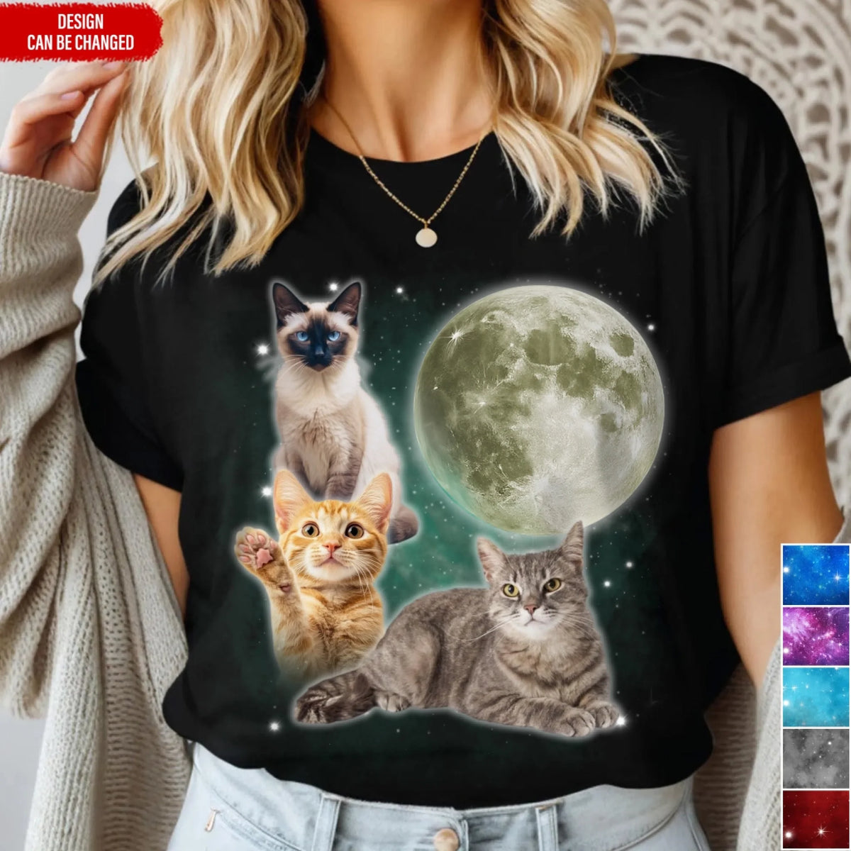 Custom Pet Howling To Moon Vintage mk ads