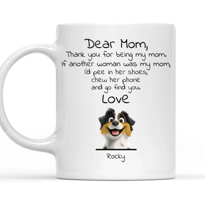 If Another Person Was My Mom/Dad - Personalized Mug, Gift For Dog Lover, Dog Owner Funny Mug