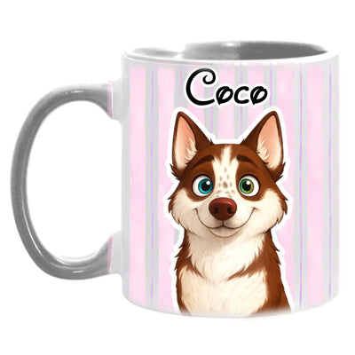 Pet Portrait Cartoon 3D Style - Personalized Mug, Gift For Pet Lover, Dog Gift, Pet Portrait from Photo, Cute Pet