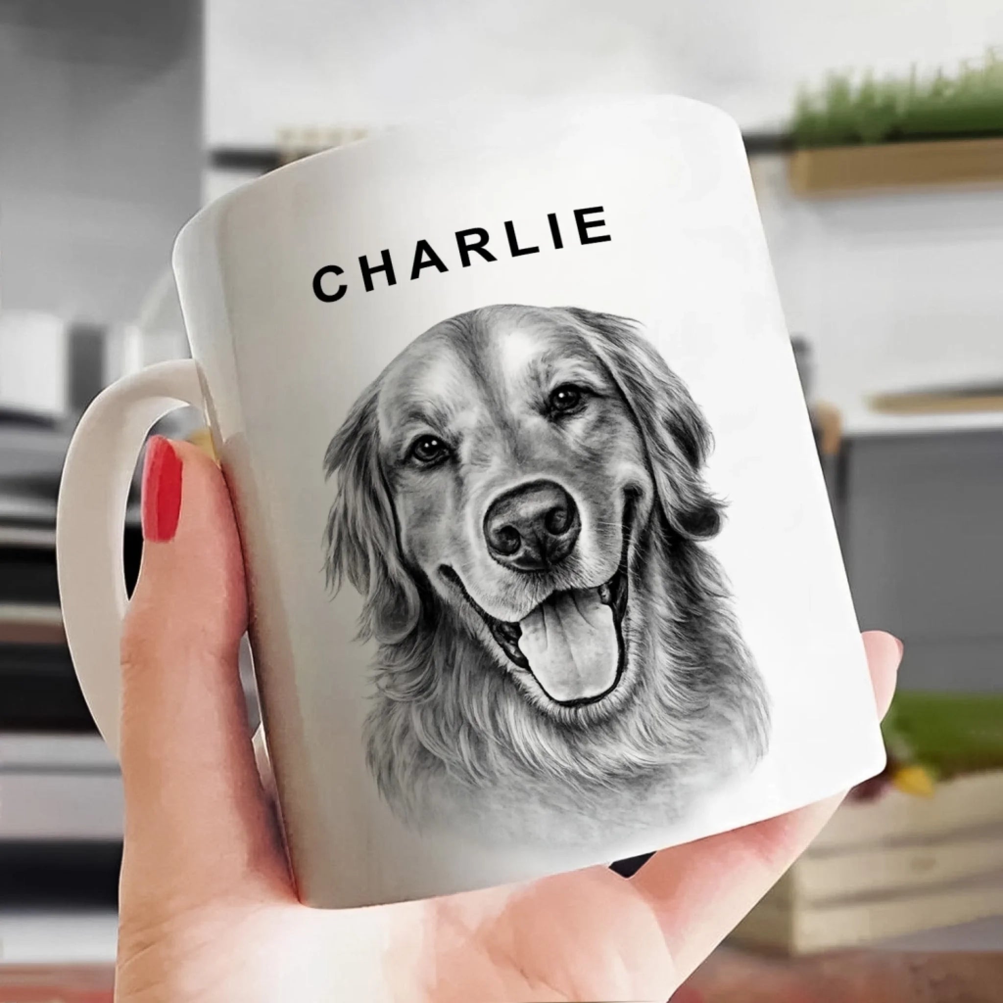 Charcoal Pet Portrait mk 2