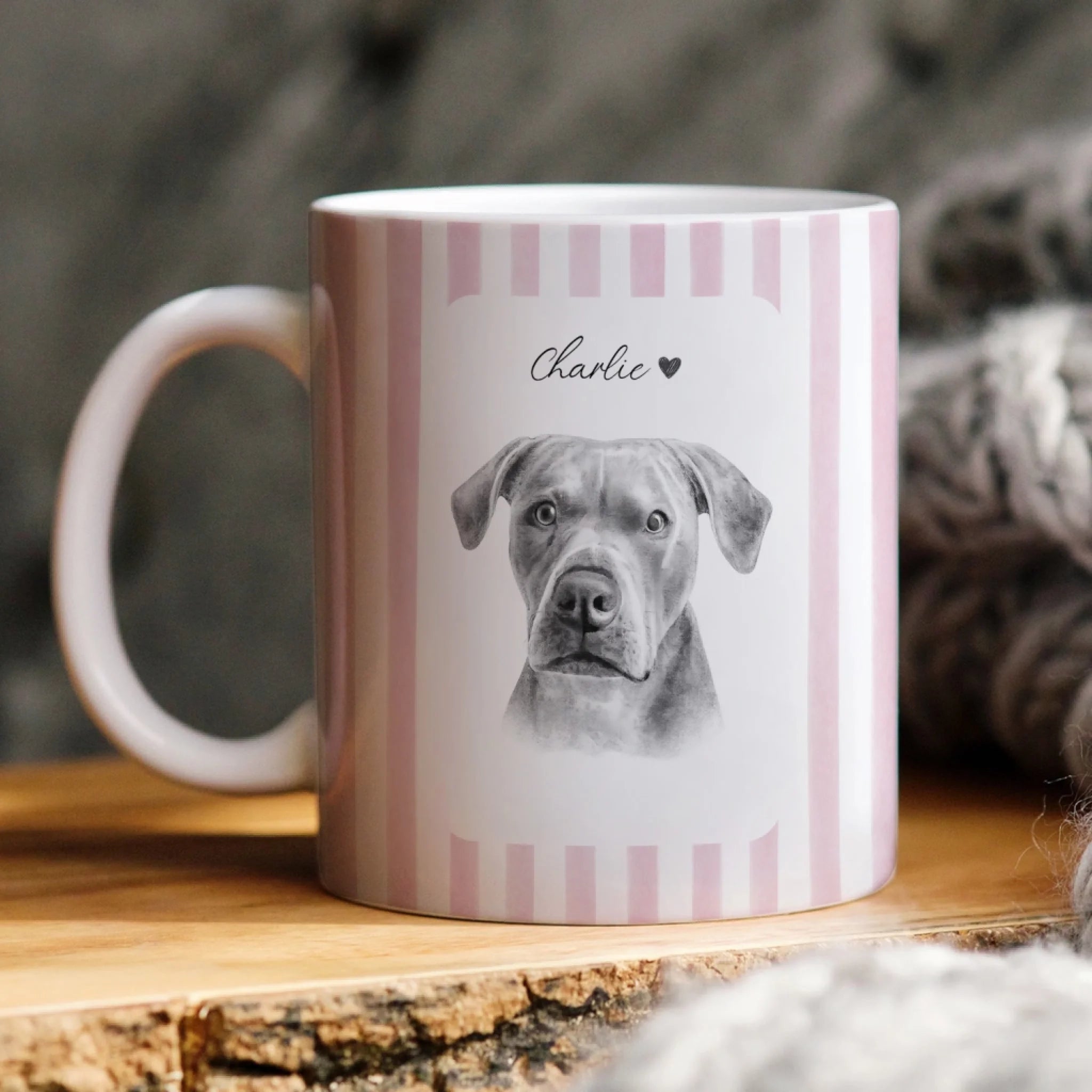 Charcoal Fur Babies Portrait mk 3