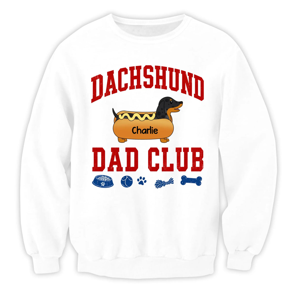 Dachshund Dad - Personalized Shirt Dachshund Dad Club T-Shirt, Wiener Dog Lover Gift, Dog Dad Graphic Tee, Father's Day Gift