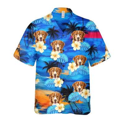 Tropical Beach Pet - Personalized Hawaiian Shirt, Custom Pet Summer Vacation Shirt, Pet Lover Gift Hawaiian