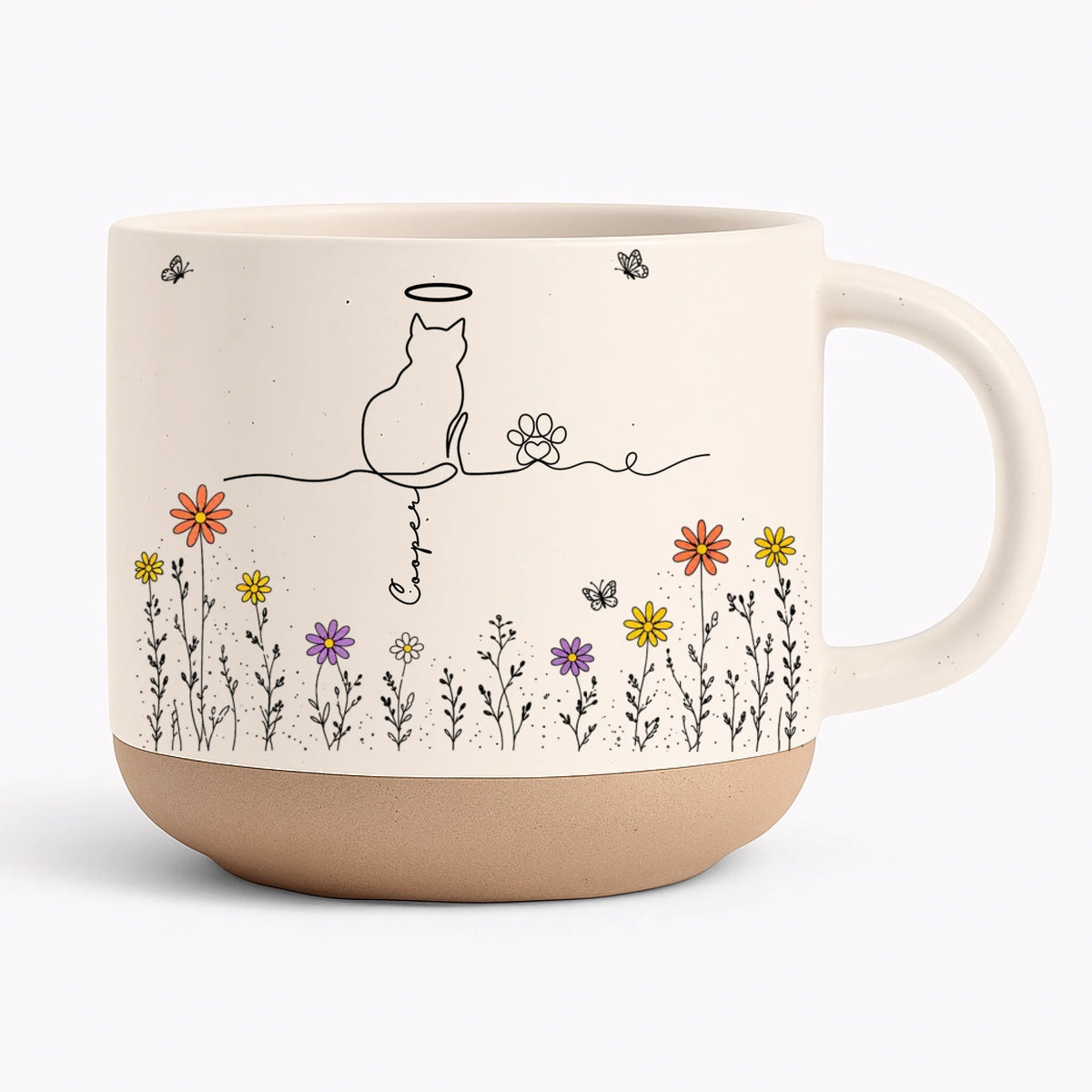 Pottery Mug - white