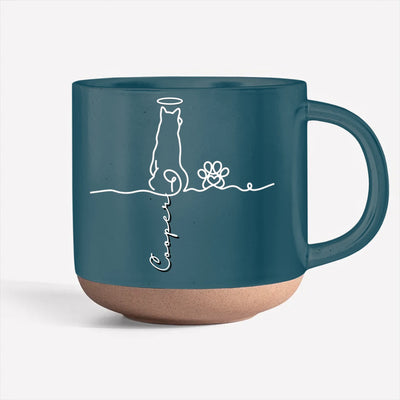 Pottery Mug - navy