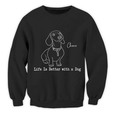 Dog Is My Best Friend - Personalized T-shirt, Custom Dog Portrait Shirt, Custom Shirt for Dog Lovers