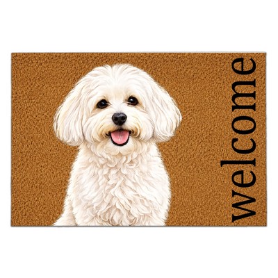 You Had Me at Woof - Personalized Doormat, Custom Watercolor Dog Doormat, Gift For Dog Lovers