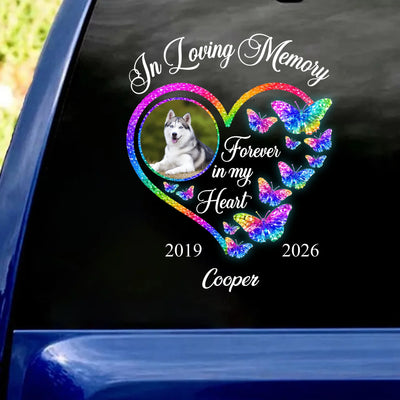 Until We Meet Again - Personalized Decal, Memorial Gift For Loss Of Pet, Memorial Pet Gift