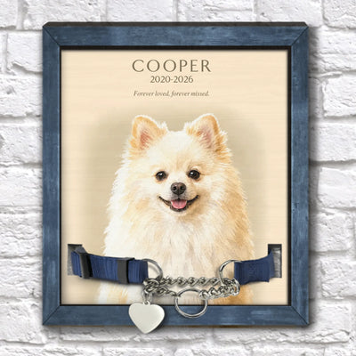 Your Memory Will Always Walk Beside Me - Personalized Pet Memorial Sign, Gift For Pet Loss, Memorial Pet Gift